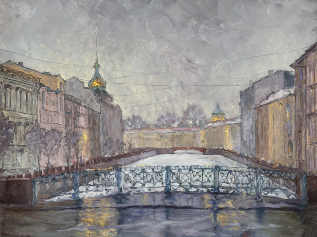 Питер. Синий мост