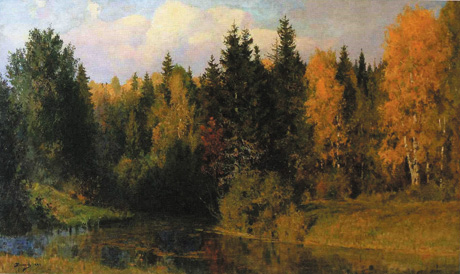Осень. Река Воря. Частное собрание